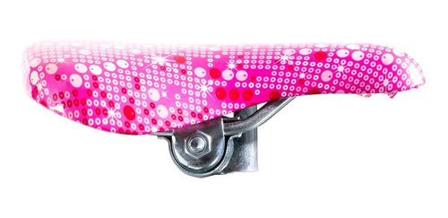 Imagen 2 de 8 de Asiento Para Bicicleta Infantil Rodada 12 Barbie I Love Pets