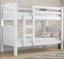 Comprar Beliche Perola Branca Reforçada Vira Duas Camas Cor Branco