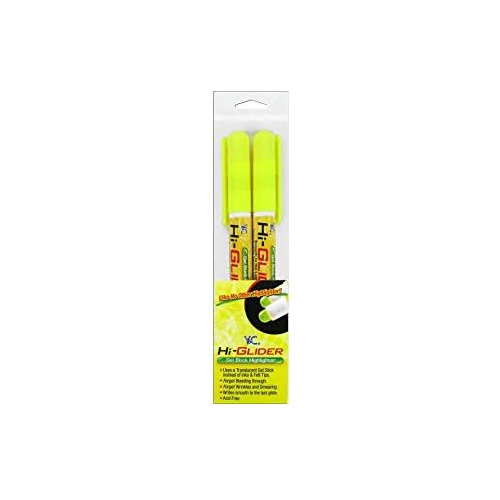 Y&amp;c Hi-glider Resaltador Amarillo 2pc