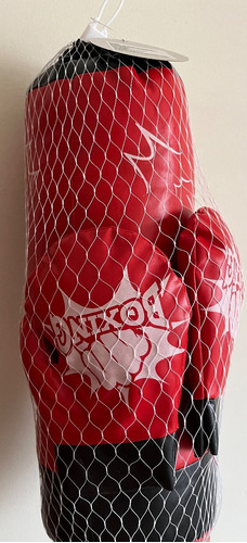 Saco De Boxeo Niño + Guantes Boxeo Niño