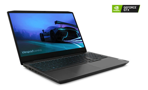 Ultrabook  gamer  Lenovo IdeaPad Gaming 81Y4001HUS shadow black 15", Intel Core i7 8GB de RAM 512GB SSD, NVIDIA GeForce GTX 1650 165 Hz 1920x1080px Windows 11 Home