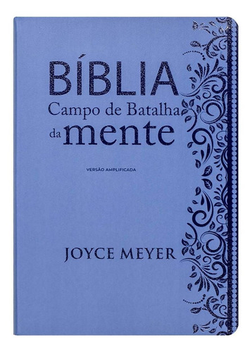 Bíblia De Estudo Campo De Batalha Da Mente Joyce Meyer Azul