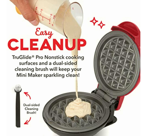 Dash Dmw005gbar06 Mini Maker For Individual Waffles, Hash