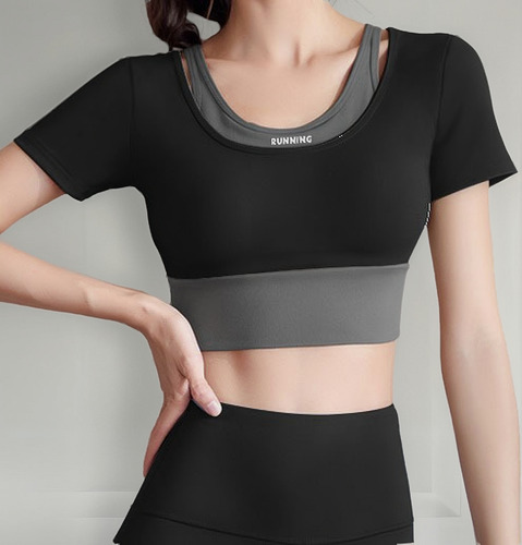 Playera Deportiva Mujer De Licra Transpirable Compresión