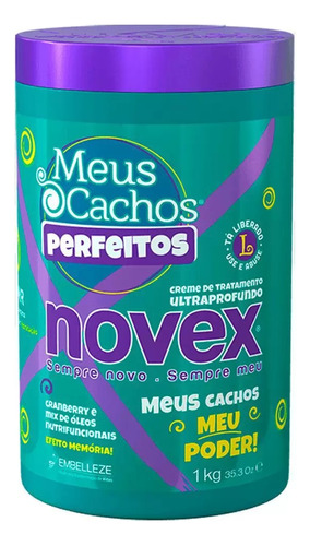 Novex Oferta! Mascara Meus Cachos Perfectos 1 Kg Venc,11/23