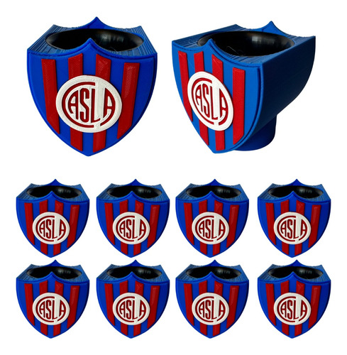 Mate Futbol San Lorenzo X10 Unidades - L3d Impresiones 3d