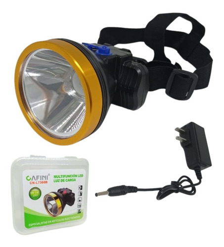 Linterna Frontal Recargable Led 5w Multifuncional Cafini