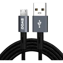 Comprar Cable De Carga Y Datos De Micro Usb Macho A Usb Macho 2.4 Ah Color Negro