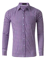 Comprar Camisas A Cuadros Con Botones For Hombre, Camisas De Manga