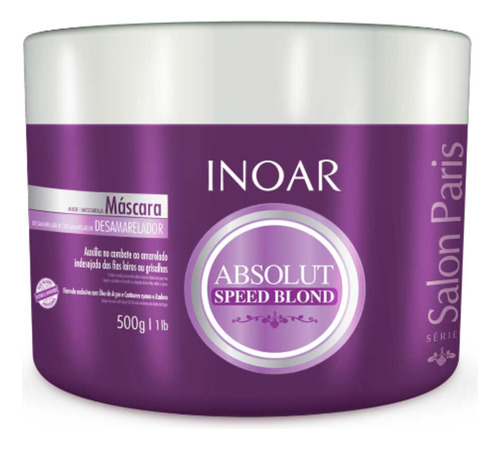 Inoar Mascara Speed Blond 500 Gr