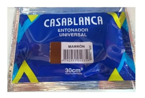 Entonador Universal X 30 Cm3 Casablanca Colores X 6 U