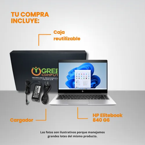 Notebooks Hp Elitebook 840 G6 Core I5 (8va) Ddr4 240gb 8gb (Reacondicionado)