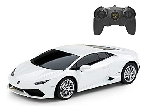 Coche Rc Lamborghini Huracán Lp610-4 A Escala 1-24 (blanco)