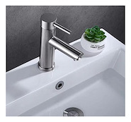 Griferia Monocomando Ah Home De Mesada Acero Inoxidable Ah14