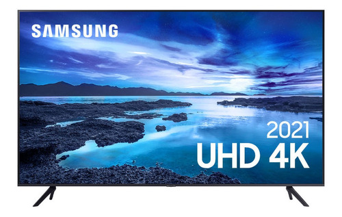 Imagem 1 de 9 de Smart Tv Samsung 58'' Uhd Processador Crystal 4k Au7700
