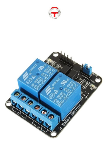 Shield Arduino | Módulo 2 Relés C/ Amplificador