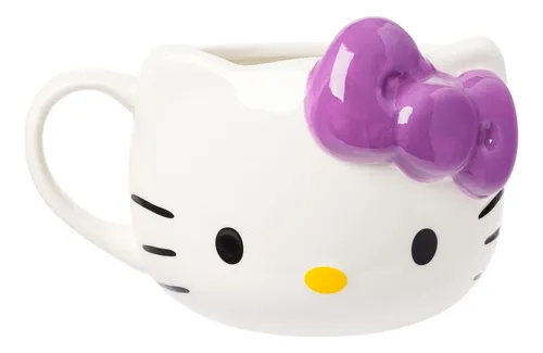Búfalo De Plata Sanrio Hello Kitty Classic Purple Bow Cer...