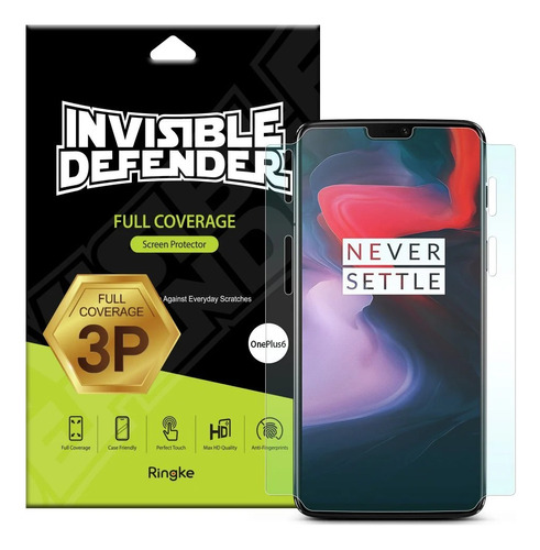 Film Para Oneplus 6 Ringke Invisible Defender Pack X3