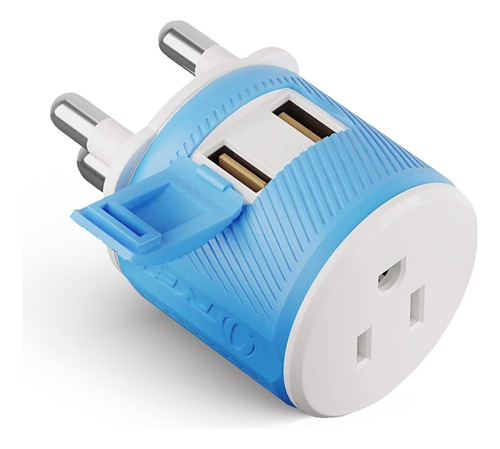Adaptador De Enchufe Israel 3 En 1 (adaptador Tipo H) Con