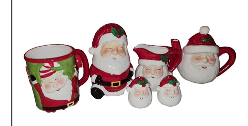 Set Loza Navidad De Lujo De 6 Piezas Envio Gratis.