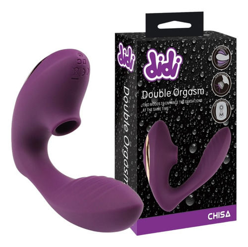 Vibrador Succionador Double Orgasm Con 10 Modos De Vibración