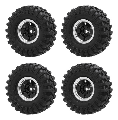 Llanta Beadlock De Aleación De Aluminio Negra Negra 1.0 Tire