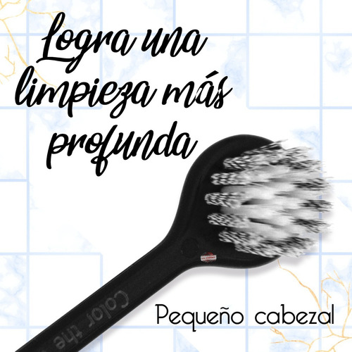 Set 4pzs Cepillo Dental Redondo Cerda Suave Plastico Ys-01