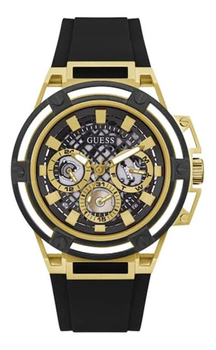 Guess Reloj Deportivo Multifunción De 46 Mm Para Hombre, Esf