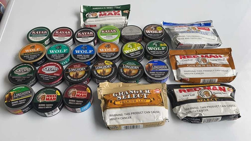 Tabacos Masticables Red Man Skoal Longhort Copenhagen Kayac