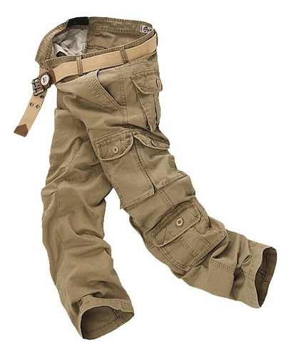 Pantalones De Carga Militares Para Hombre  Holgados  Táctico