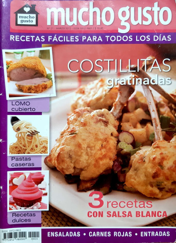 Mucho Gusto N°21 Marzo 2012 Costillas Gratinadas #