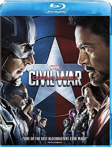 Capitán America Civil War Bluray Original, Nuevo Y Sellado