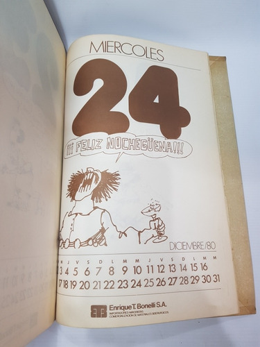 Imagen 8 de 10 de Fontanarrosa Libro Almanaque 1980 Pequeño Doblez Mag 56968