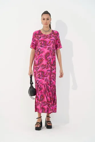 Vestido midi estampado colcci sales