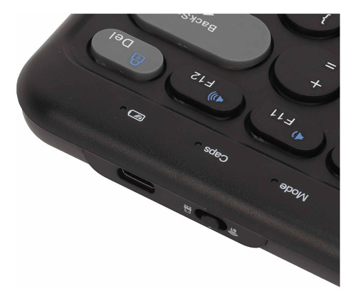 Teclado De Modo Dual, Teclas Redondas Compactas, Mini Inalám