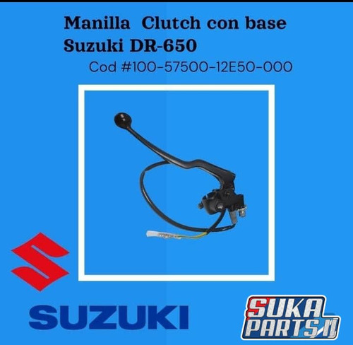 Manilla Clutch Con Base Suzuki Dr-650