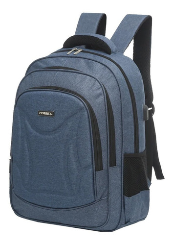 Mochila Urbana Porta Notebook Colegio Facultad + Cable Usb