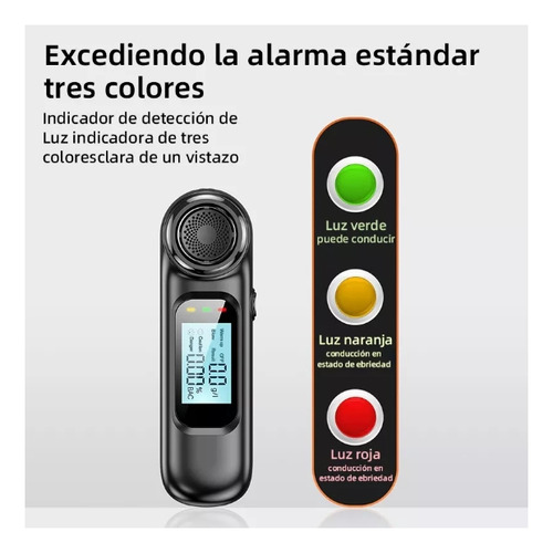 Probador De Alcohol Digital Portátil Con Pantalla Lcd De