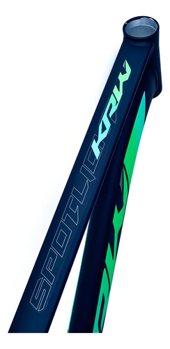 Bicicleta Aro 29 Krw Alumínio 27vel Hidráulico Com Trava S9 Cor Preto/verde