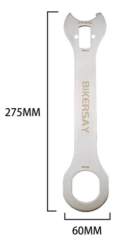 Llave Universal Para Bicicleta 36 Mm 16 Mm Acero Llave