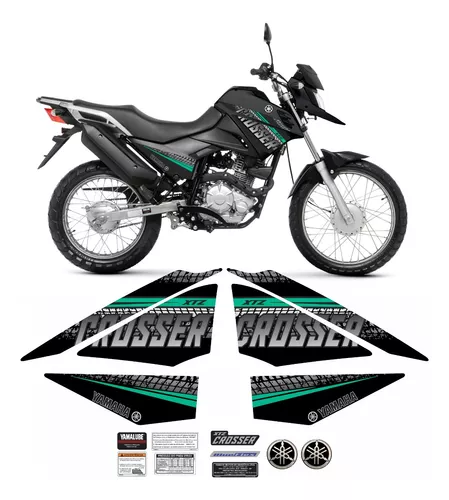 Kit Faixas Adesivos Yamaha Xtz Crosser 150 S 2022 2023