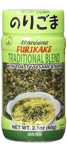 Sésamo Y Algas Nori Arroz Topping Furikake Por Urashima 2,1 