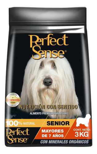 Perfect Sense Perros Mayores 7 Años Todos Los Tamaños 3 Kg