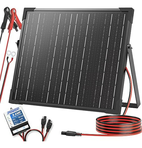 Cargador Solar Powoxi 20w 12v Con Controlador Mppt