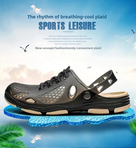 Sandalias Eva De Verano Para Hombre, Playa, Viajes Y Exterio