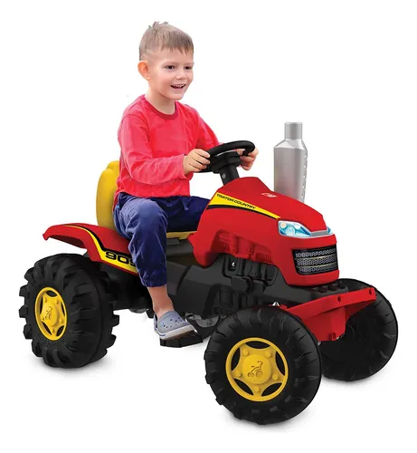 Trator Country 911 Vermelho A Pedal Brinquedos Bandeirante