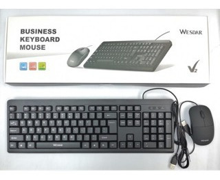 Imagen 2 de 3 de Teclado Gamer + Mouse Wesdar Pc Usb Accesorio Nuevo