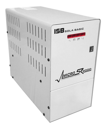 Imagen 2 de 2 de UPS Sola Basic Micro SR XR-21-202 2000VA entrada y salida de 120V blanco