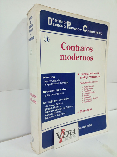 Contratos Modernos - Alegría / Mosset Iturraspe