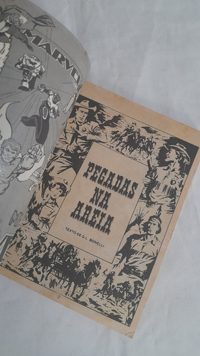 Revista Hq Gibi Tex N° 273 : Pegadas Na Areia - Globo 1992 (Usado)